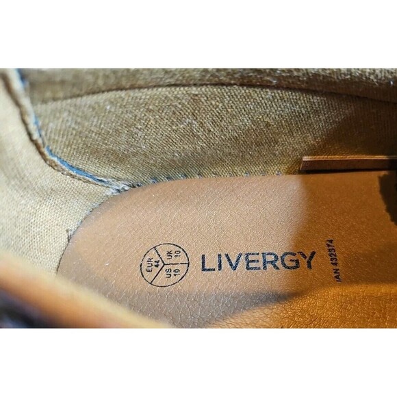 Livergy BROWN LACE-UP Boat Shoes Men Size 10 EUC - Picture 10 of 10